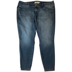 Torrid Women's Dark Blue Skinny Jeans, Size 24T